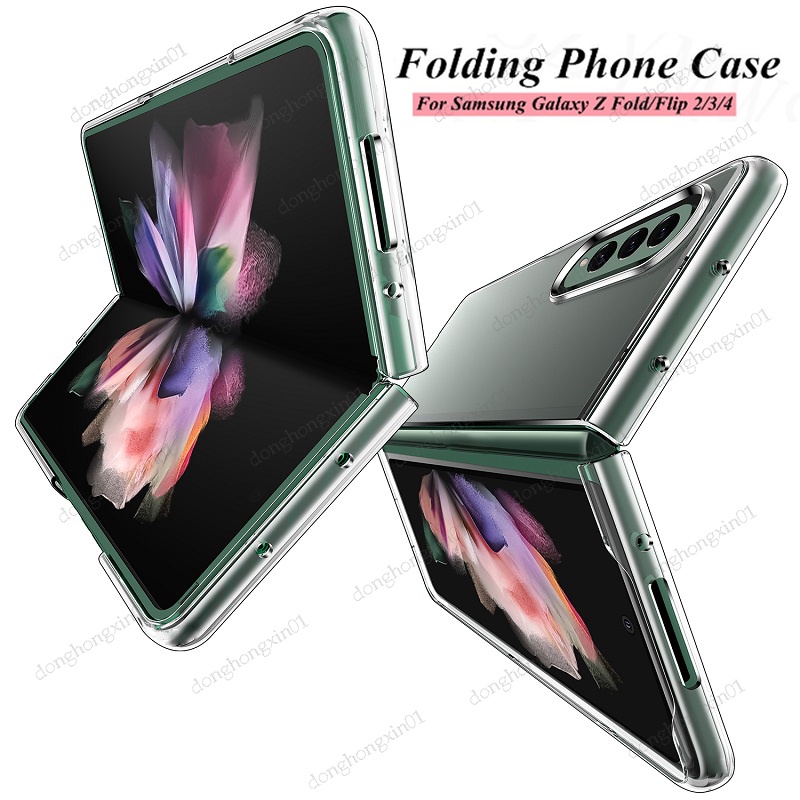 Ốp Điện Thoại Trong Suốt Cho Samsung Galaxy Z Flip 3 / 4 Samsung Z Fold 2 3 4 5G