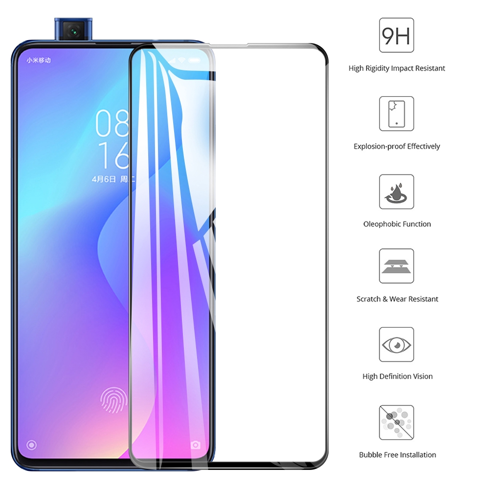 Miếng dán màn hình cường lực 9D cho Xiaomi Redmi Note 7 6 5 Pro GO 5A 4X K20 Mi 8 9 A1 A2 Lite