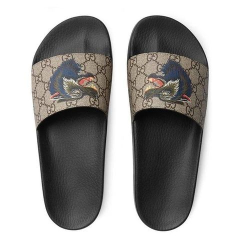 Dép thời trang Gucci hình con sói