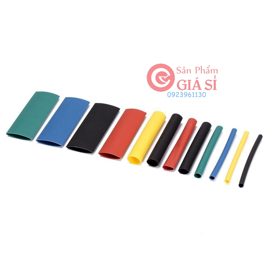 Set 530 ống co nhiệt 5 màu 8 kích thước 2:1 DIY. ❤️freeship❤️