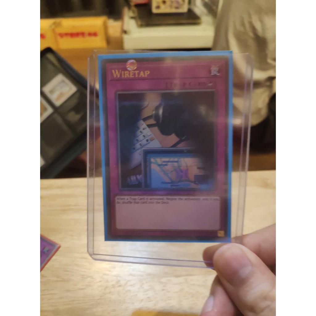 [ Dưa Hấu Yugioh ] Lá bài thẻ bài Wiretap – Ultra Rare - Tặng bọc bài nhựa bảo quản