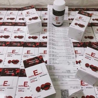 Chính Hãng - Vitamin E đỏ Nga 270mg