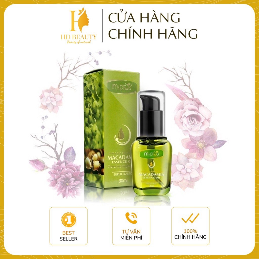 Tinh Dầu Macadamia Chống Rối Tóc M.PROS 30ml