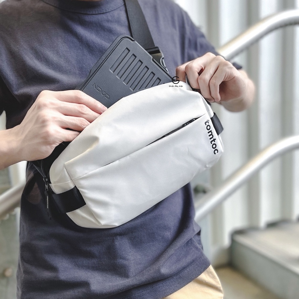 Túi Đeo Chéo Tomtoc Ballistic Stylish 8.3inch Green - Hàng Chính Hãng