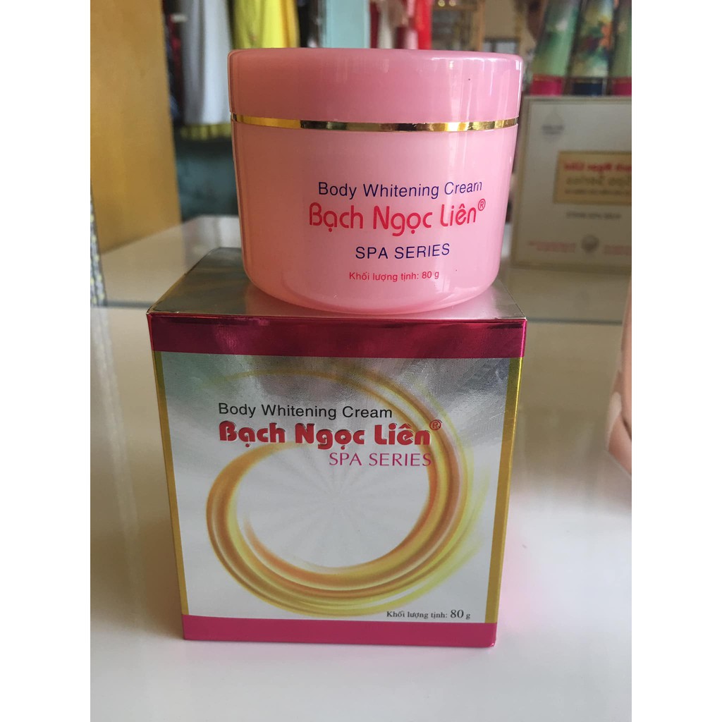 Kem Bạch Ngọc Liên dưỡng trắng da body Series spa - 80gr