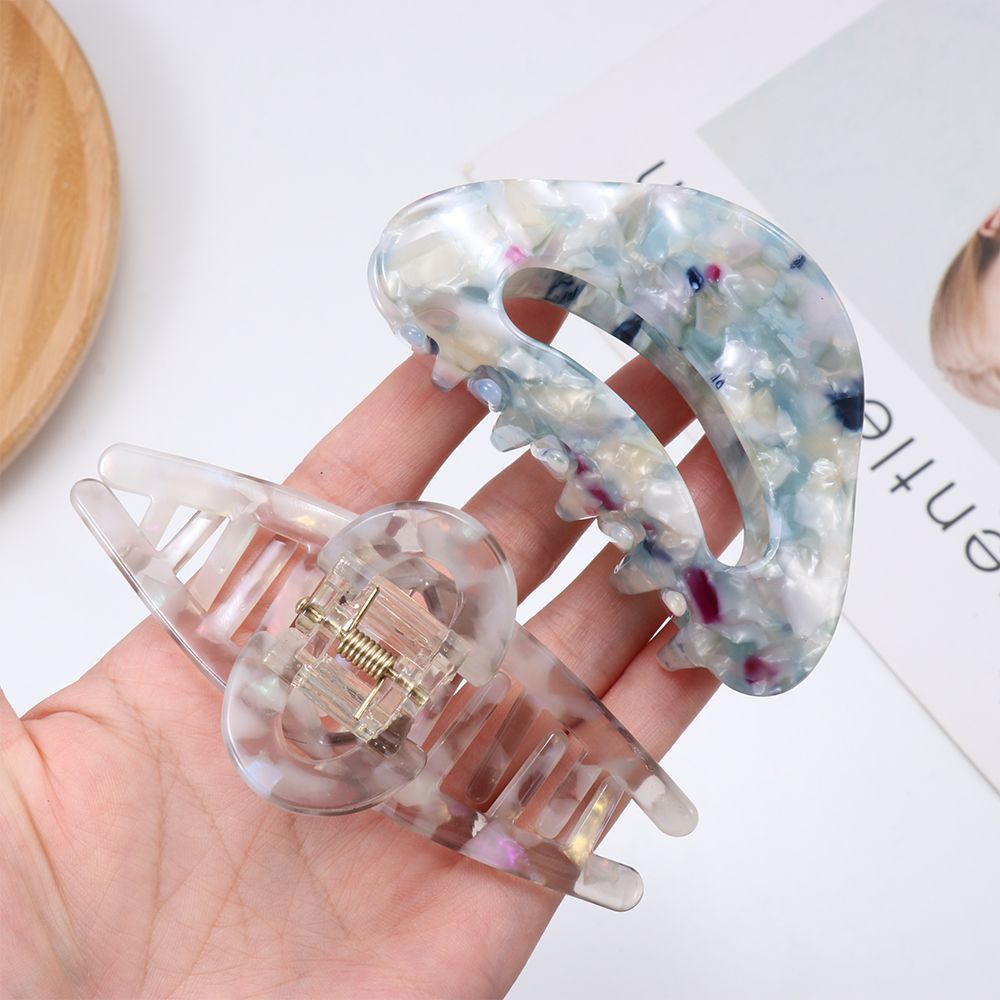 Kẹp Tóc Càng Cua Cỡ Lớn Trang Điểm Cho Nữ