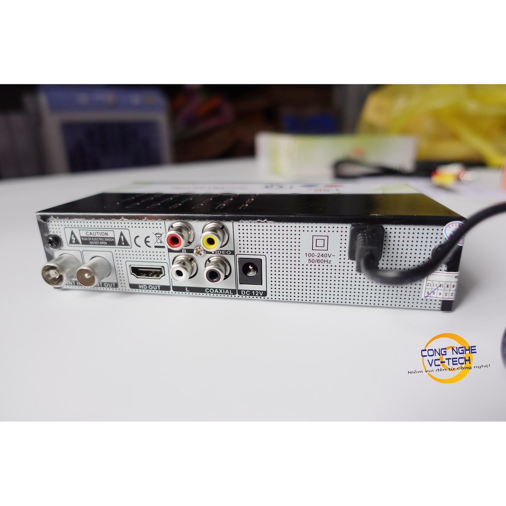 Đầu Thu Truyền Hình Số Mặt Đất Ltp Vietnam STB – 1406 Tặng Anten 15m 💥 1 ĐỔI 1 trong 12 THÁNG