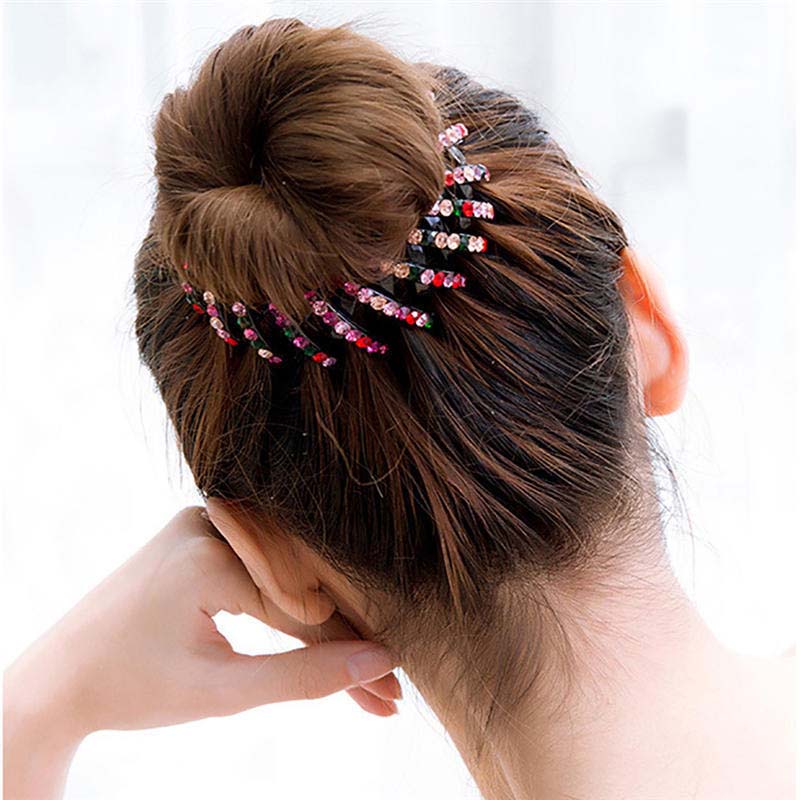 Kẹp Tóc Đính Đá Pha Lê Thời Trang Cho Nữ