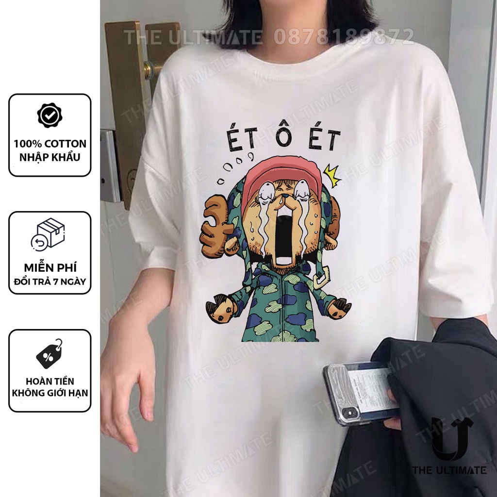 Áo phông Chopper SOS form rộng nam nữ áo phông in hình tay lỡ The Ultimate