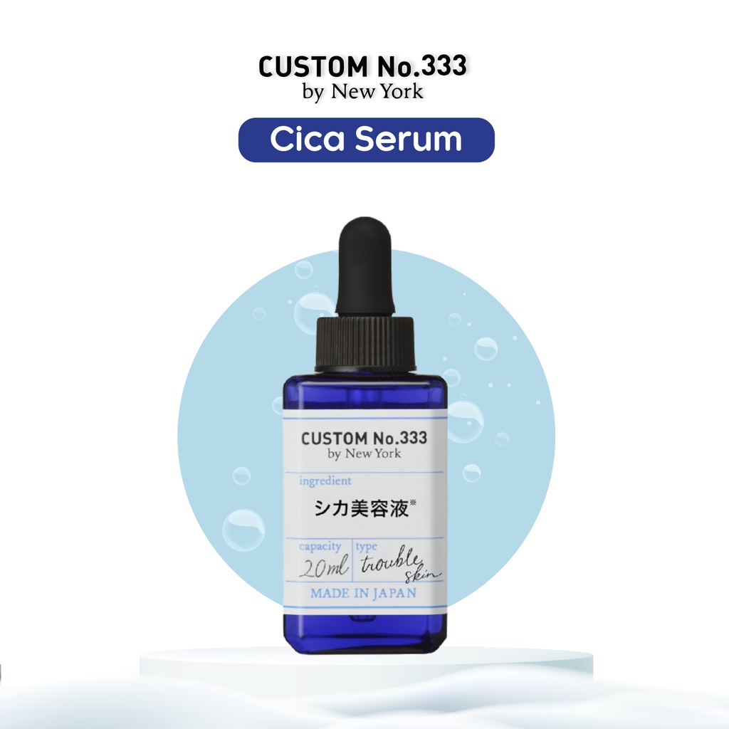 Tinh Chất Cica Làm Dịu Và Dưỡng Ẩm Cho Da Bị Tổn Thương Custom No.333 by NY Cica Serum 20 mL