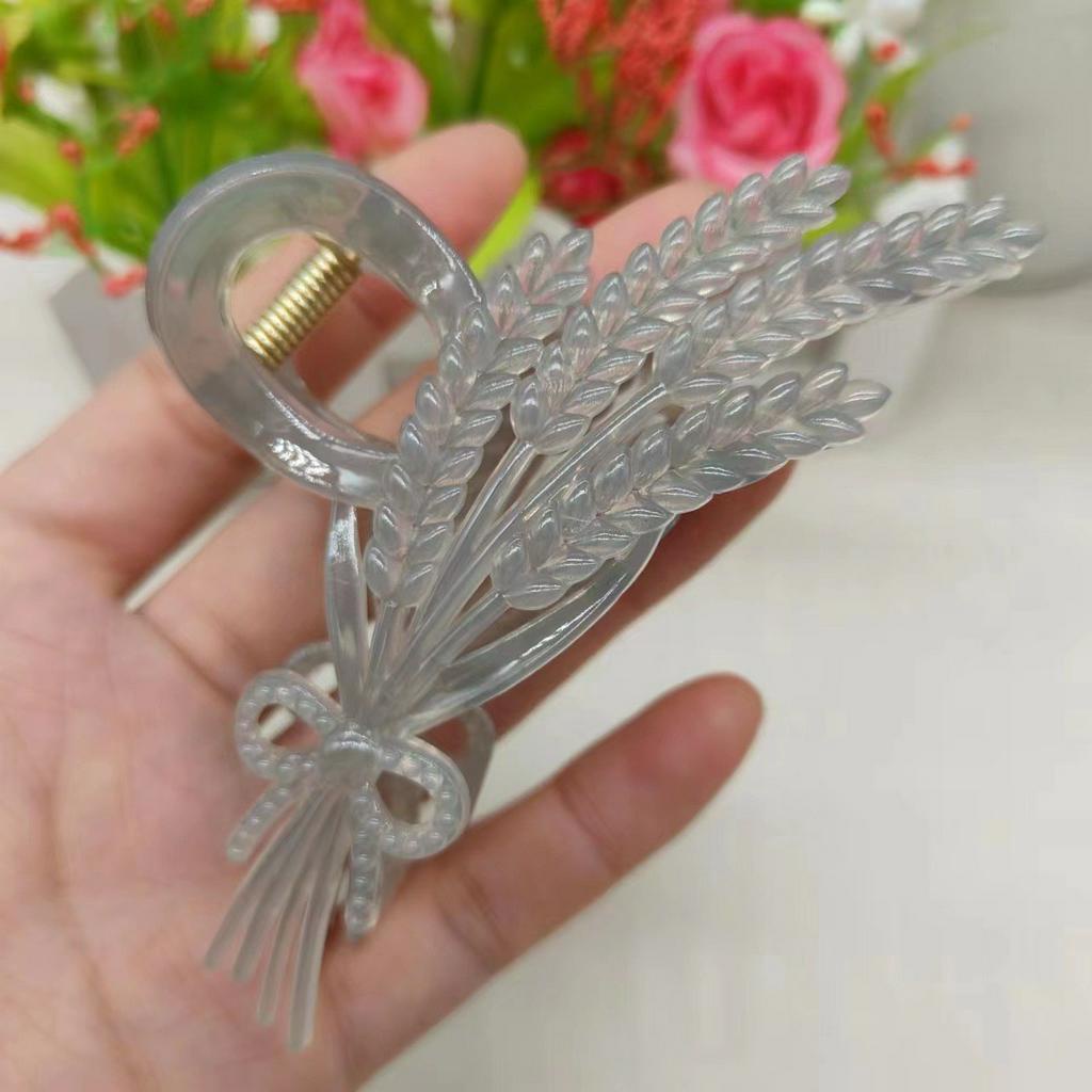 Kẹp Tóc Nhựa Acrylic Hình Lúa Mì Cho Nữ