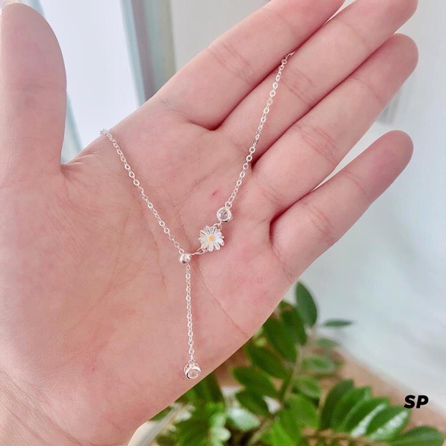 Dây chuyền nữ bạc ta cúc hoạ mi có thể điều chỉnh size - Kho sỉ bạc Nhất Linh