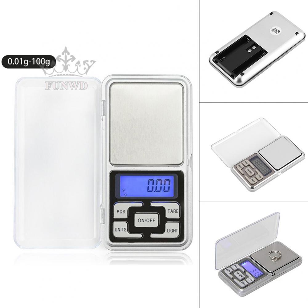 Cân Điện Tử mini Bỏ Túi 1* 200g/300g/500g X 0.01g/0.1g