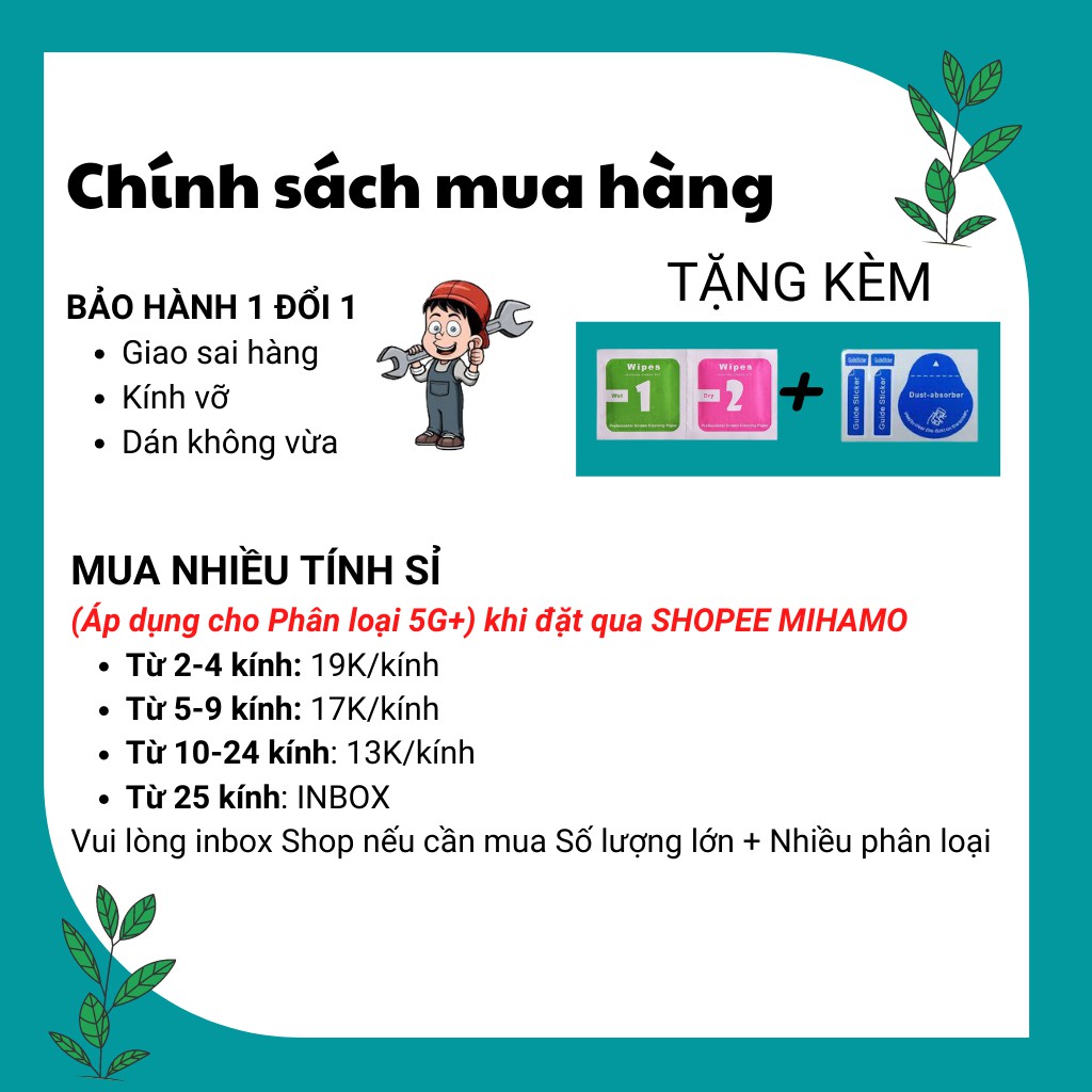 Kính Cường Lực Xiaomi Redmi Note 10 Pro Quà Tặng  Full 5G+ Độ cứng 21H - Chống bám nước,Hạn chế bám vân tay [MIHAMO]