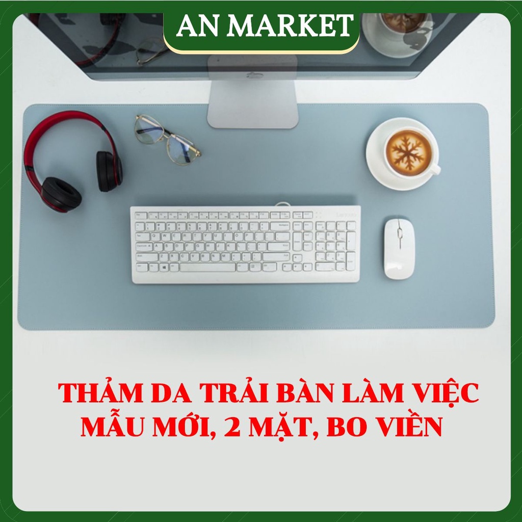 Miếng Da PU Lót Bàn Làm Việc Deskpad Lót Chuột Nhiều Màu Size Lớn, Cao Cấp, Chống Nước, Nhiều Màu Nhiều Size