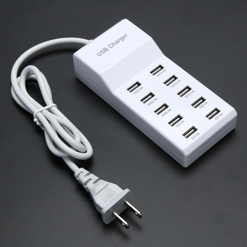 Củ Sạc Nhanh 10 Cổng Usb