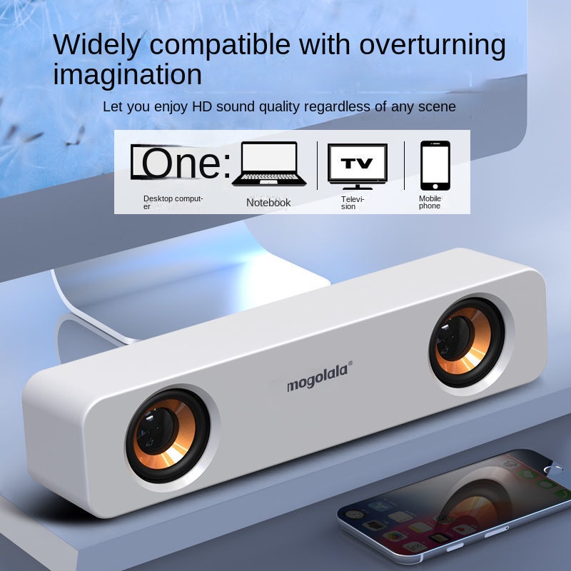 Loa Mini Có Dây Siêu Trầm Dành Cho Máy Tính Để Bàn