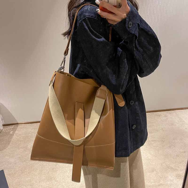 Túi Tote Đeo Vai Sức Chứa Lớn Phong Cách Cổ Điển Thời Trang Hàng Mới