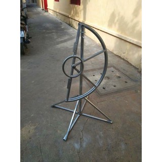 RẺ ĐẸP_ KHUNG DÙ TRÒN VÀ CHÂN DÙ XẾP HÀNG CAO CẤP SẮT VUÔNG 20CM