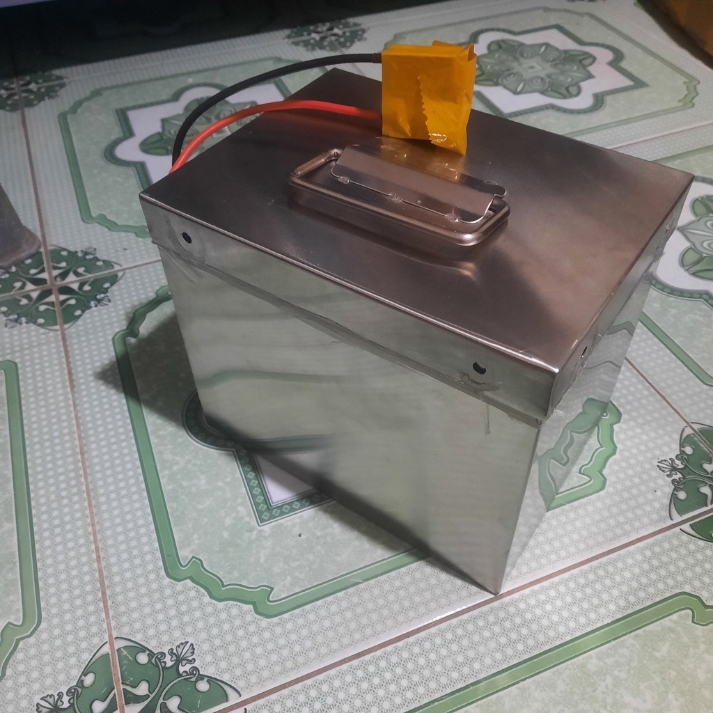 Pin xe điện Klara 60V20Ah Vỏ inox 304 chống nước