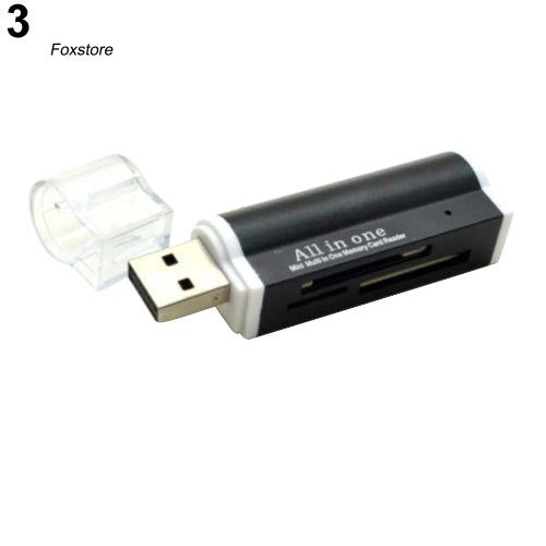 Đầu đọc thẻ nhớ SD TF MMC SDHC tốc độ cao kèm cổng Usb 2.0 đa dụng