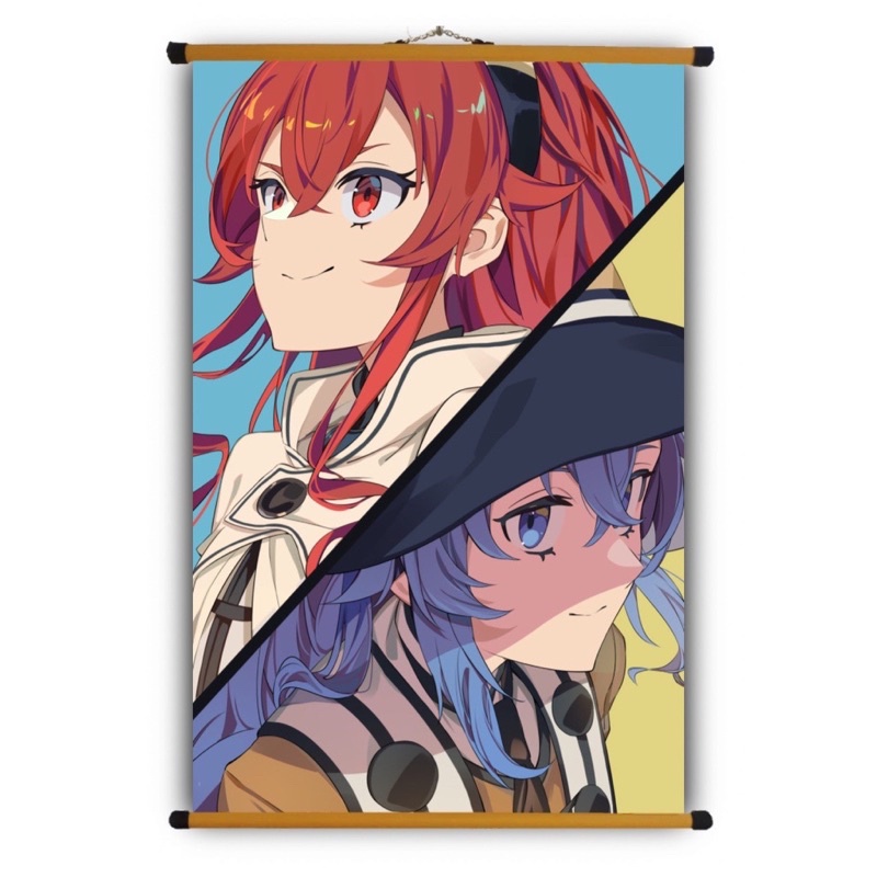 Poster Vải Anime Mushoku Tensei: Isekai Ittara Honki Dasu