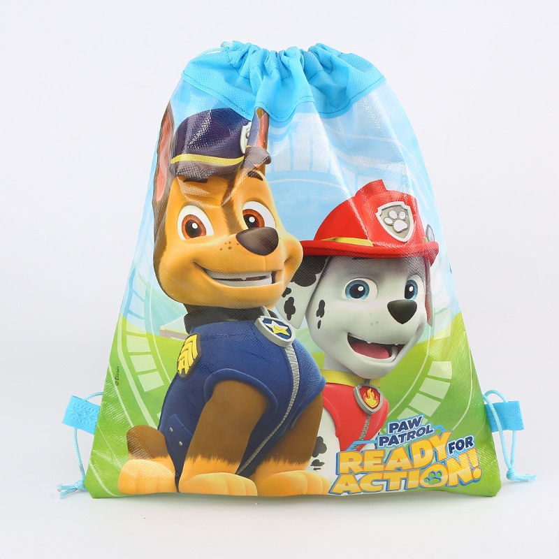 Balo dây rút vải không dệt họa tiết hoạt hình người nhện làm quà tặng sinh nhật