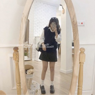 Áo gile len trơn