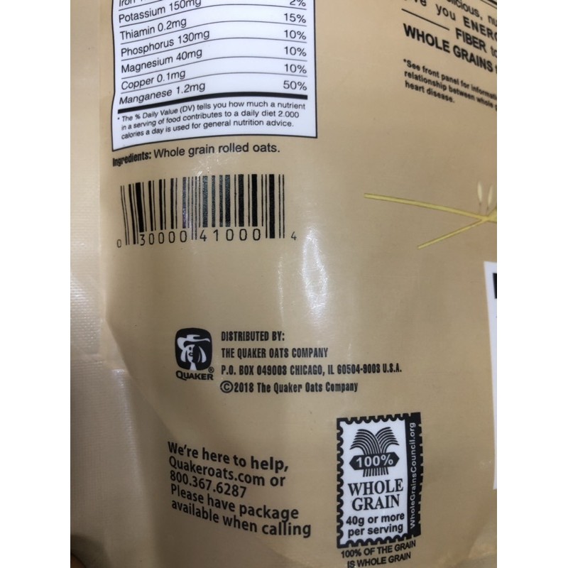 Quaker Oats 454gr | BigBuy360 - bigbuy360.vn