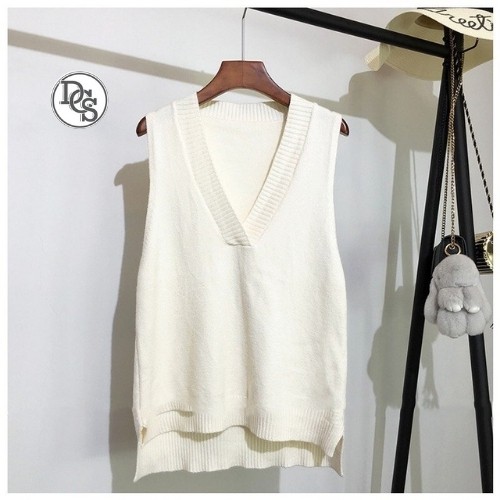 Áo Gile Len Nữ Mỏng Cổ Tim Xẻ Tà 2 Bên Phong Cách Ulzzang Hàn Quốc Chất Đẹp Thời Trang Thu Đông Xưởng May DCS