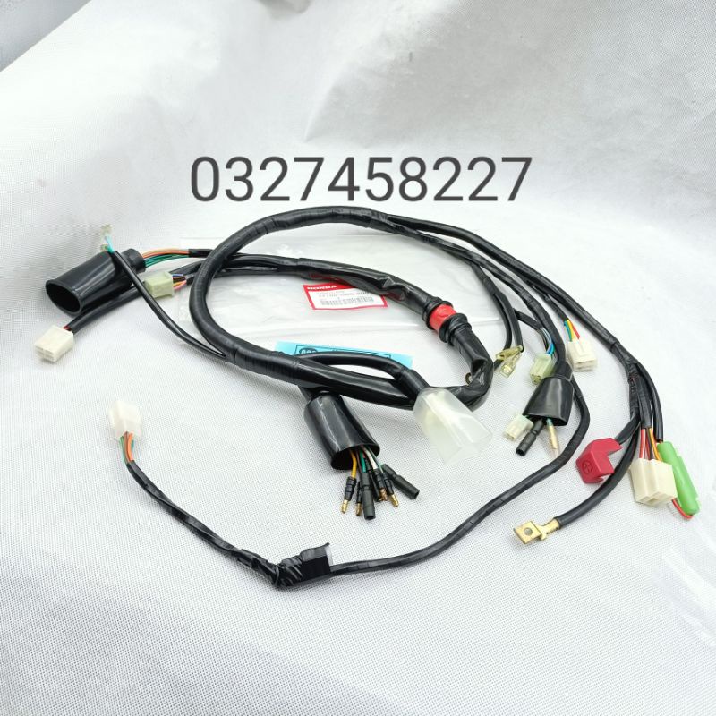 Sợi dây điện sườn chính xe DREAM thái tem xanh zin Honda