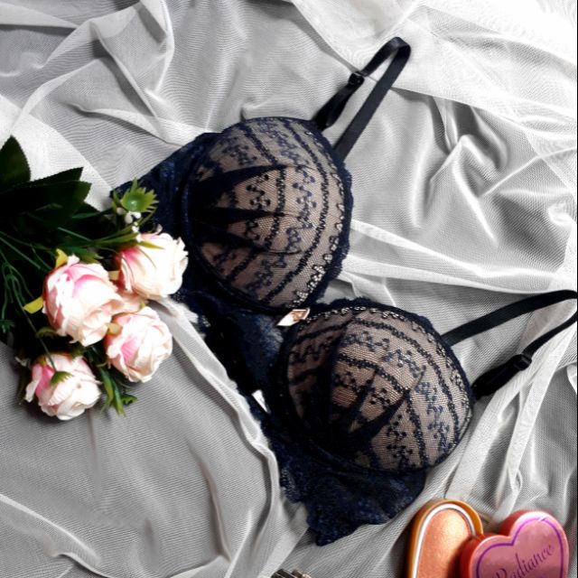 Set bra xanh navy