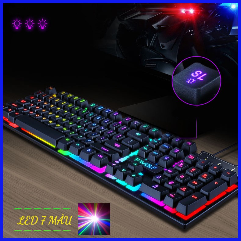 [RẺ VÔ ĐỊCH] Bàn phím máy tính Gaming SSR siêu chất LED 7 màu, độ nhạy cao, sản phẩm đạt tiêu chuẩn ESPORTS [BH 6 THÁNG] | BigBuy360 - bigbuy360.vn