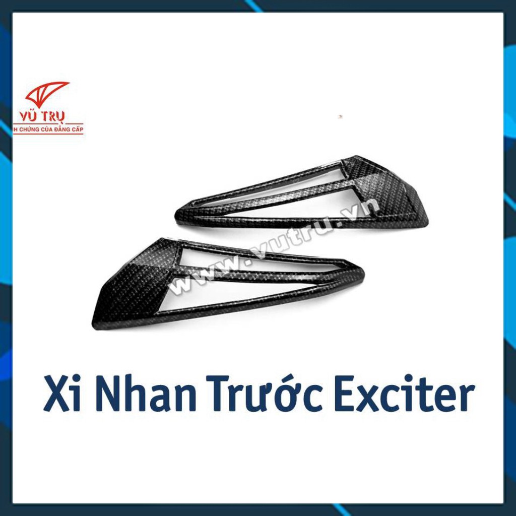 [BAO ĐỔI TRẢ] Bộ ốp Xi nhan trước - Xi nhan sau CARBON xe Exciter 150