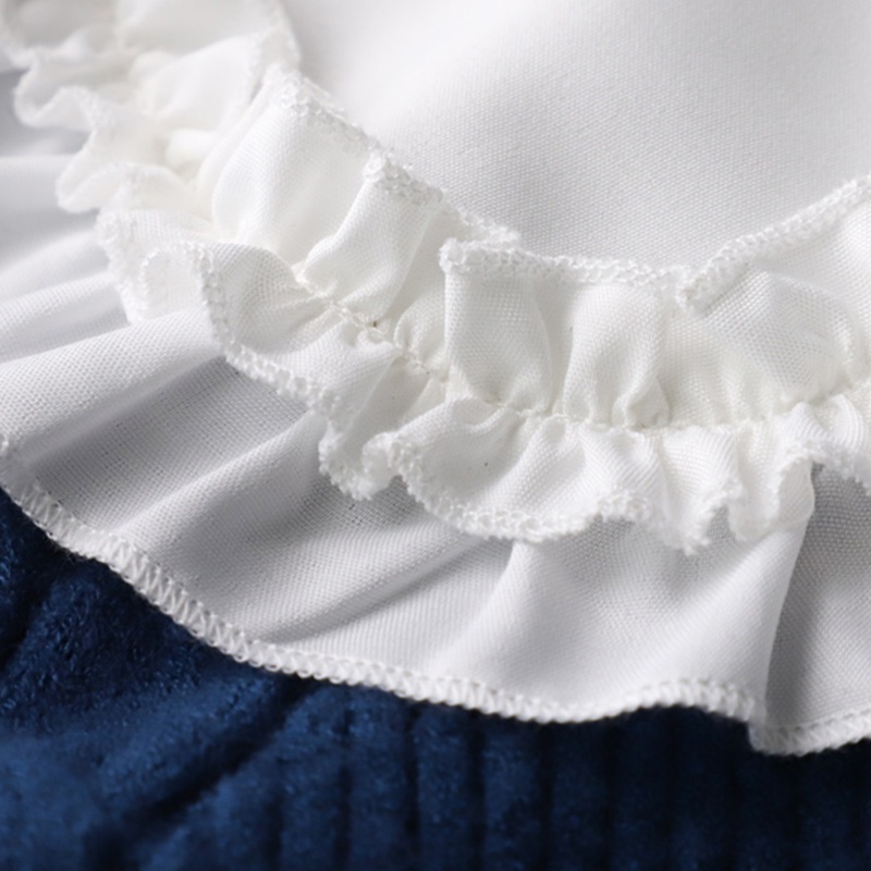 Cổ Áo Rời Phối Bèo Nhún Thời Trang Cho Nữ