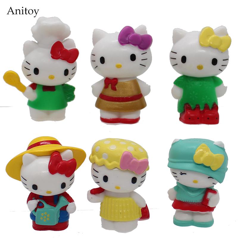 Bộ 6 đồ chơi Hello Kitty dễ thương cho bé