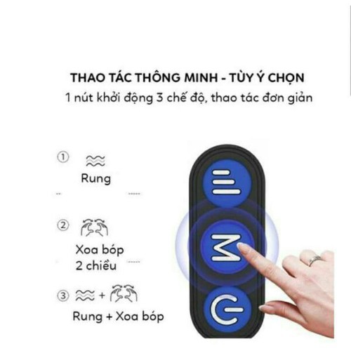 Gối Massage Vòng Cổ Chữ U 360 Đa Năng Pin Sạc - Massage Trị Liệu Vai Gáy Cổ