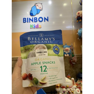 Snack Bellamy's Organic Táo Sấy 20g