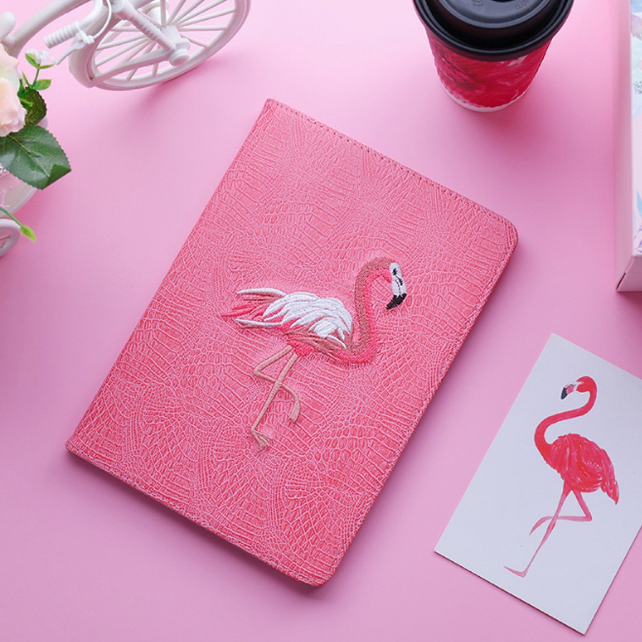 [Viền Silicone] Bao Da iPad,Ốp iPad Chim Hồng Hạc (S21)