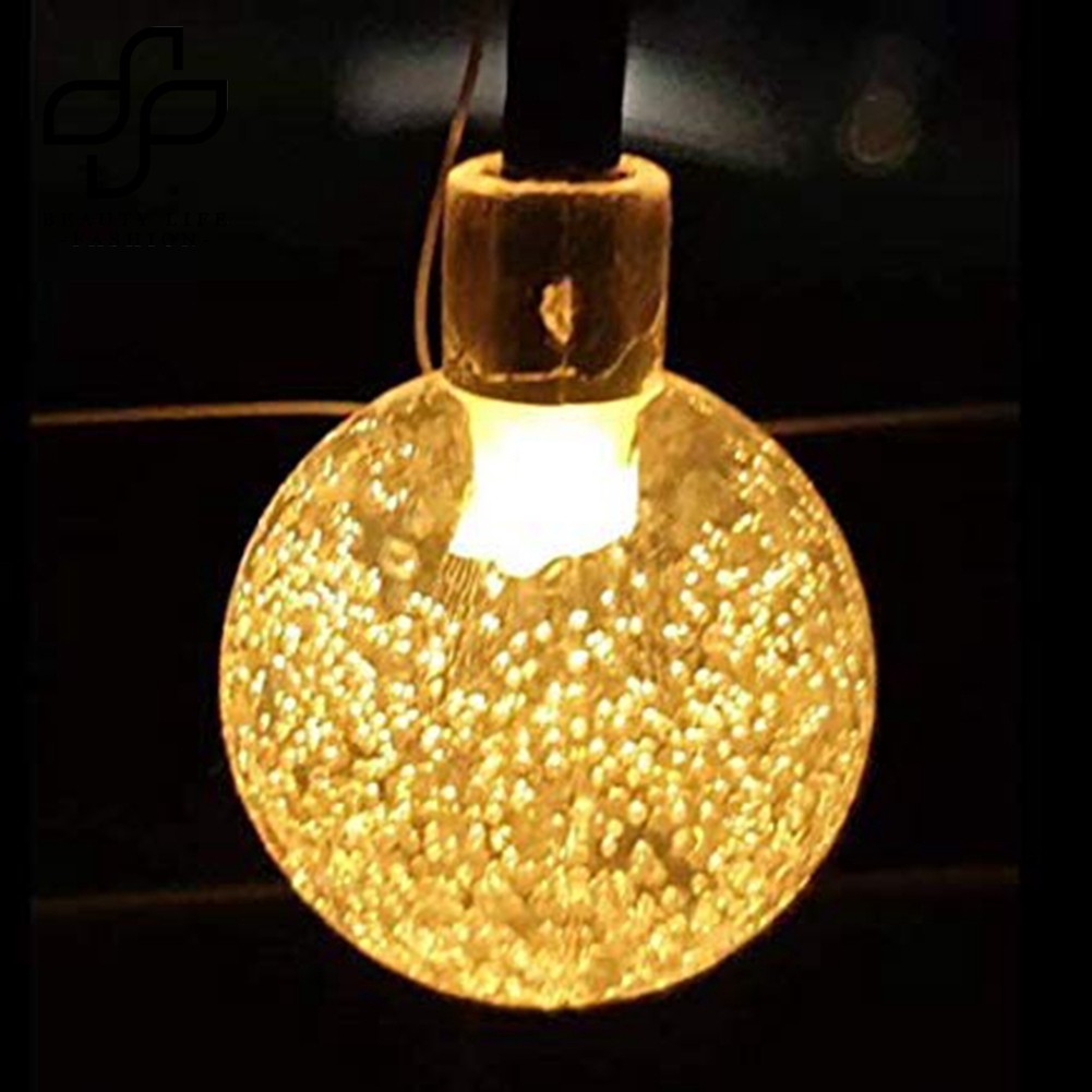 ⭐BEAUTY-30LED Outdoor Solar Powered Bulb Ball Light Lamp Decor