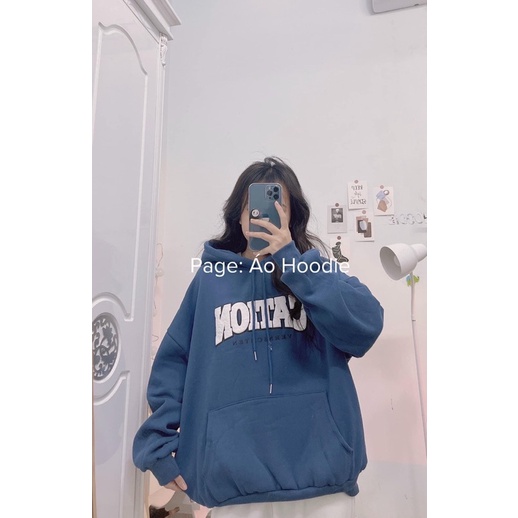 Áo Nỉ Hoodie Form Rộng Nam Nữ Unisex Chất Nỉ Bông Dà Dặn CATION