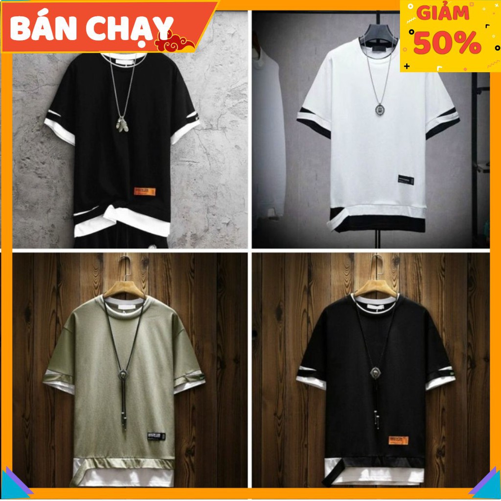 Freesize Áo Thun Tshirt Nam Nữ Unisex Chất Vải Thun Trơn Viền Rách