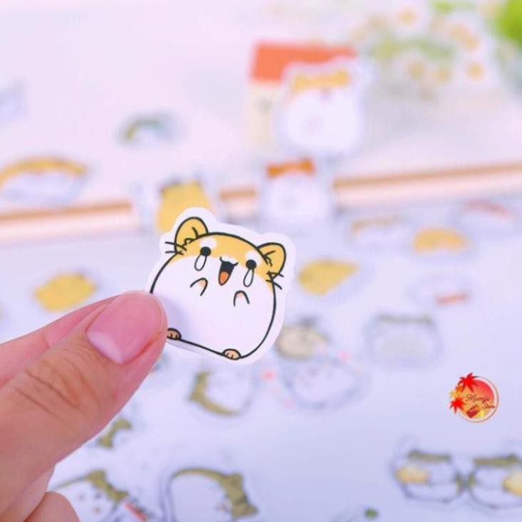 Sticker dán cute trang trí sổ tay điện thoại AOBA-STICKER-04
