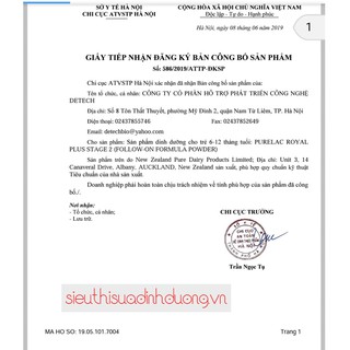 [Chính hãng] Sữa PureLac Royal+ (Stage 2) 800g (Date Mới)