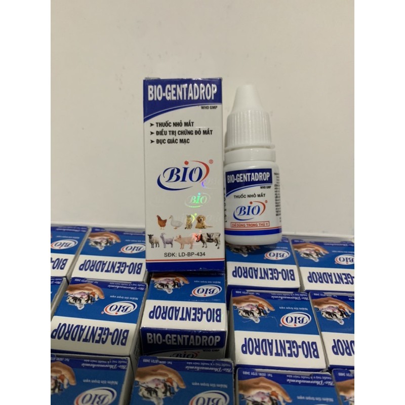BIO GENTADROP NHỎ MẮT THÚ CƯNG
