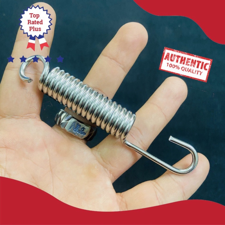 {INOX SÁNG BÓNG} BỘ SƯU TẬP LÒ XO INOX CHỐNG NGHIÊNG VÀ CHỐNG ĐỨNG KÈM ỐC CHÂN CHỐNG CHO CÁC DÒNG XE HONDA