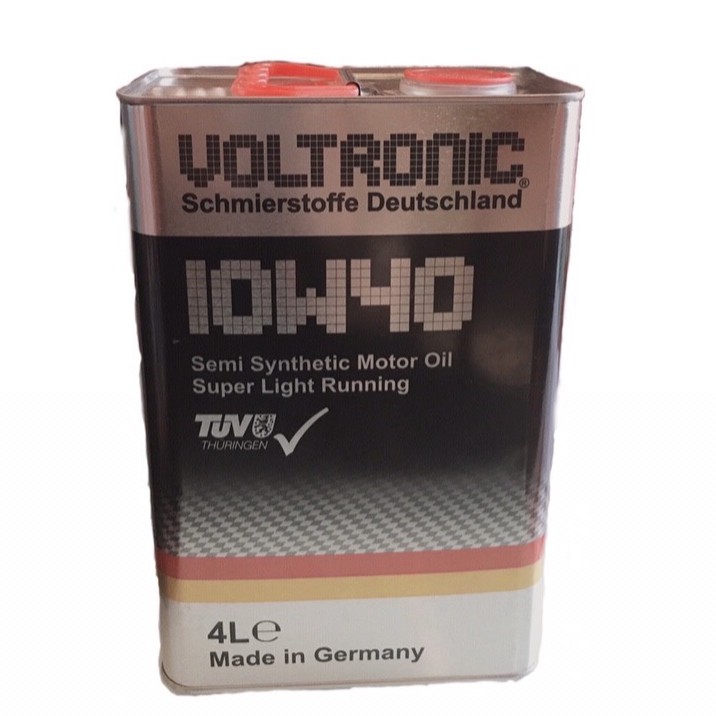 Nhớt Voltronic 10W-40 Semi Sythetic Motor Oil 4 lít chamsocxestore