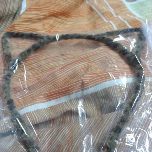 01 cây cài tóc tai mèo màu y hình