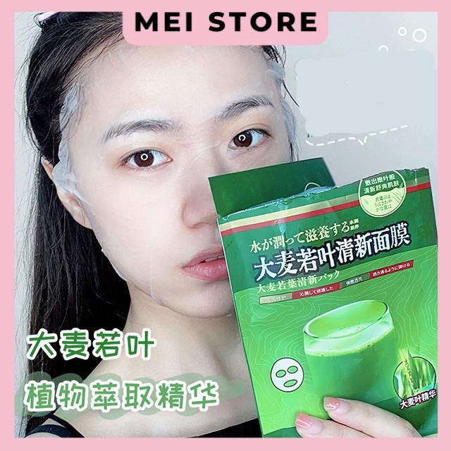 Mặt Nạ Feotznw Chiết Xuất Lá Xanh Lúa Mạch Cấp Nước Dịu Da