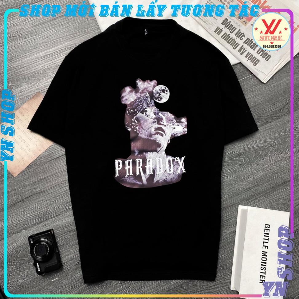 Áo thun tay lỡ form rộng in hình Paradox Tee cao cấp , áo phông T shirt nam nữ unisex | BigBuy360 - bigbuy360.vn